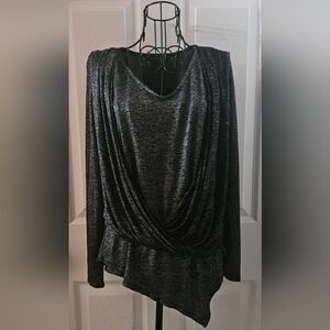 White House Black Market Asymmetrical Blouse